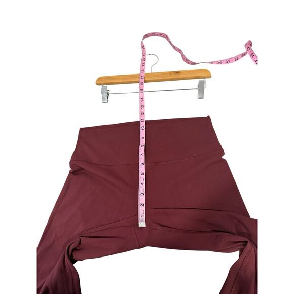 Lululemon Wunder Train High-Rise Tight 28" Burgundy Womens 12 - Picture 7 of 8
